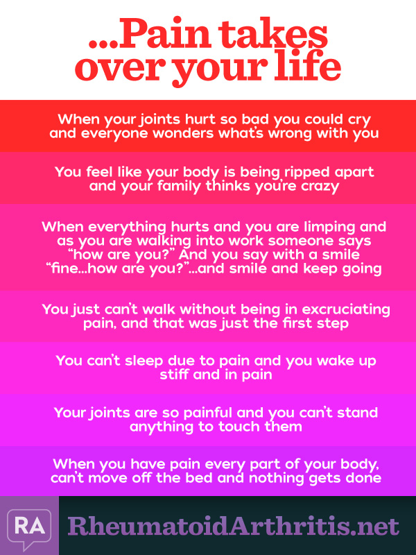 You know you have RA when...